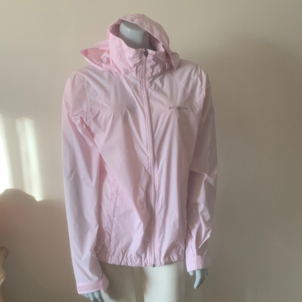 Columbia Women's Switchback Rain Jacket in Pink Dawn